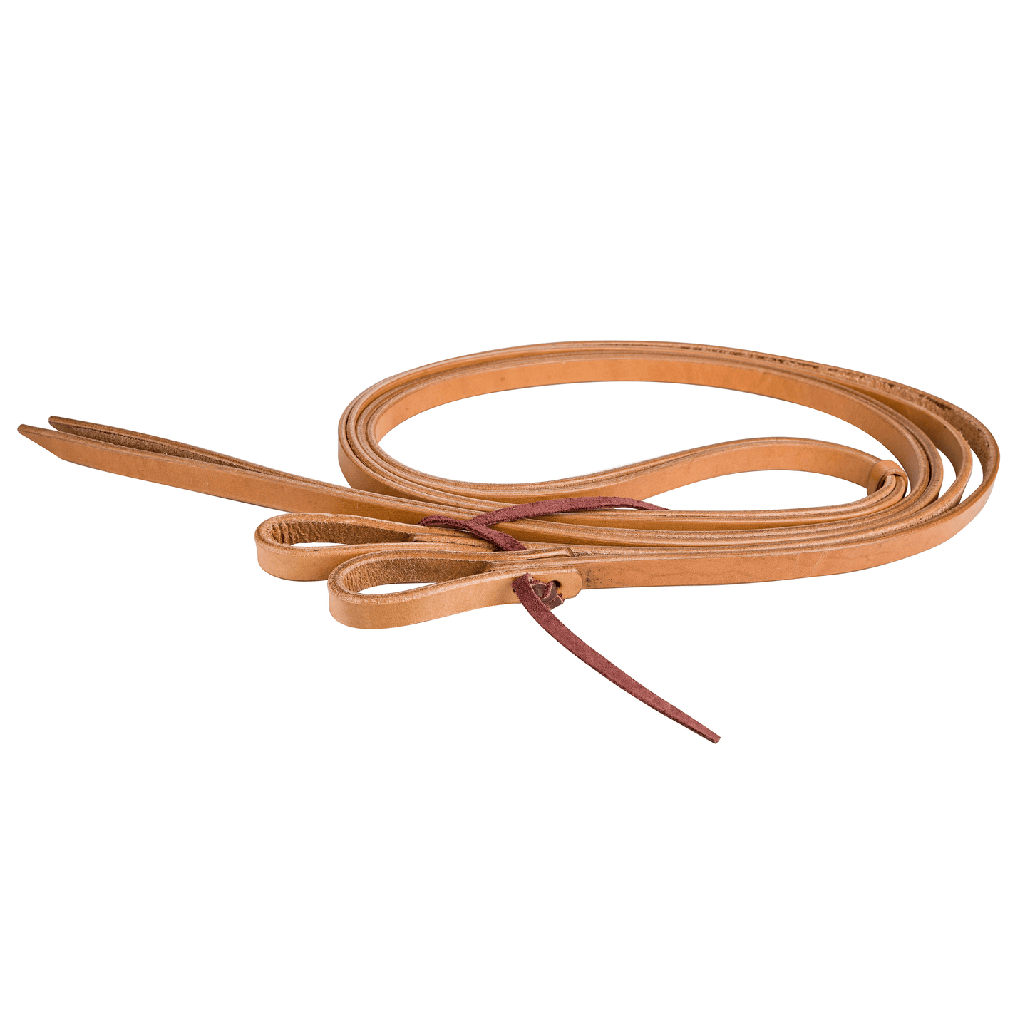 Tabelo Premium Leather Split Reins with Water Tie and Latigo Laces