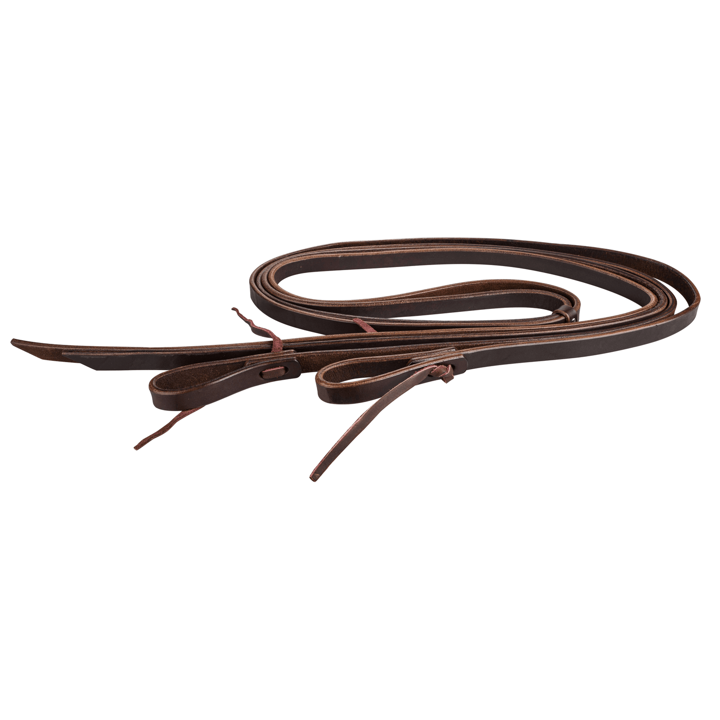 Tabelo Premium Leather Split Reins with Water Tie and Latigo Laces