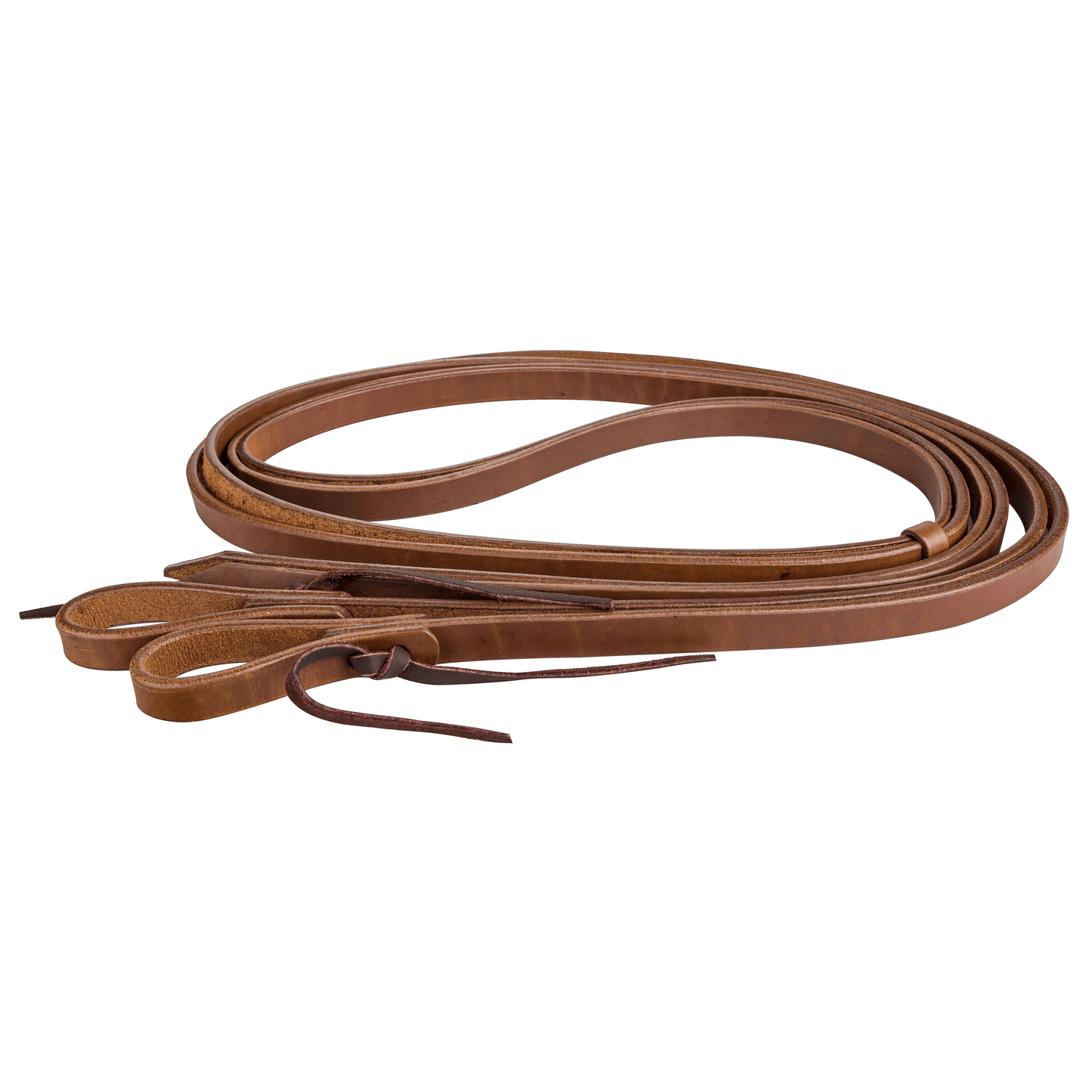 Tabelo Premium Leather Split Reins with Water Tie and Latigo Laces