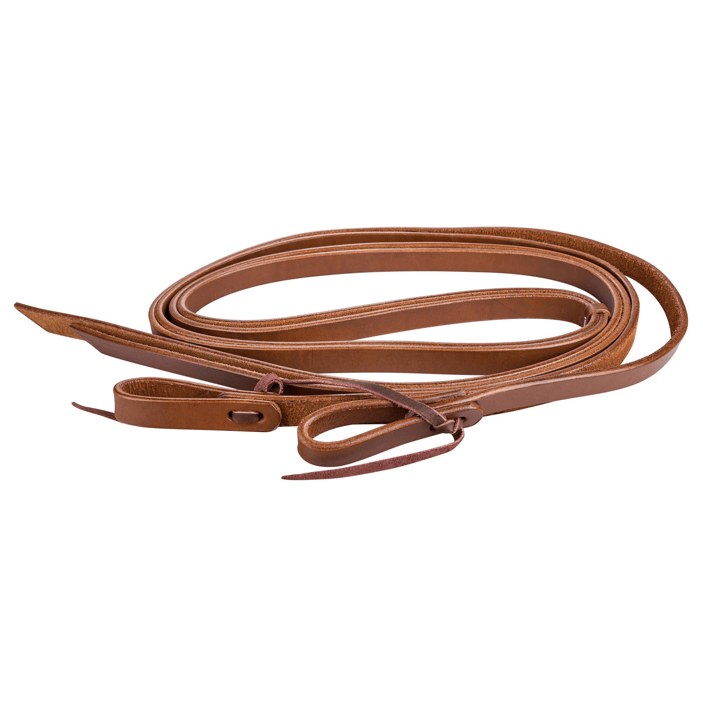 Tabelo Premium Leather Split Reins with Water Tie and Latigo Laces