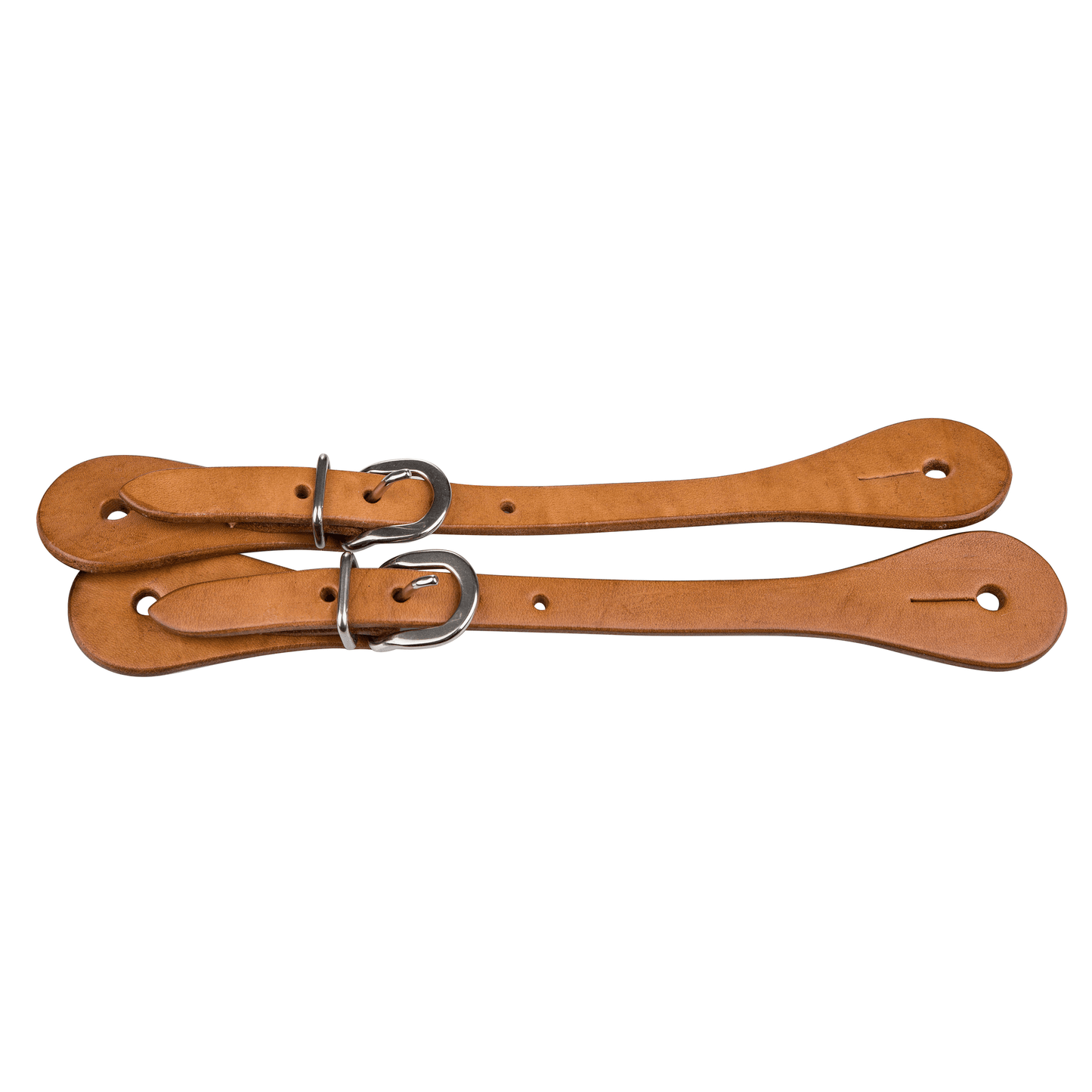 Tabelo Heavy Natural Leather Spur Straps with Heel Buckles