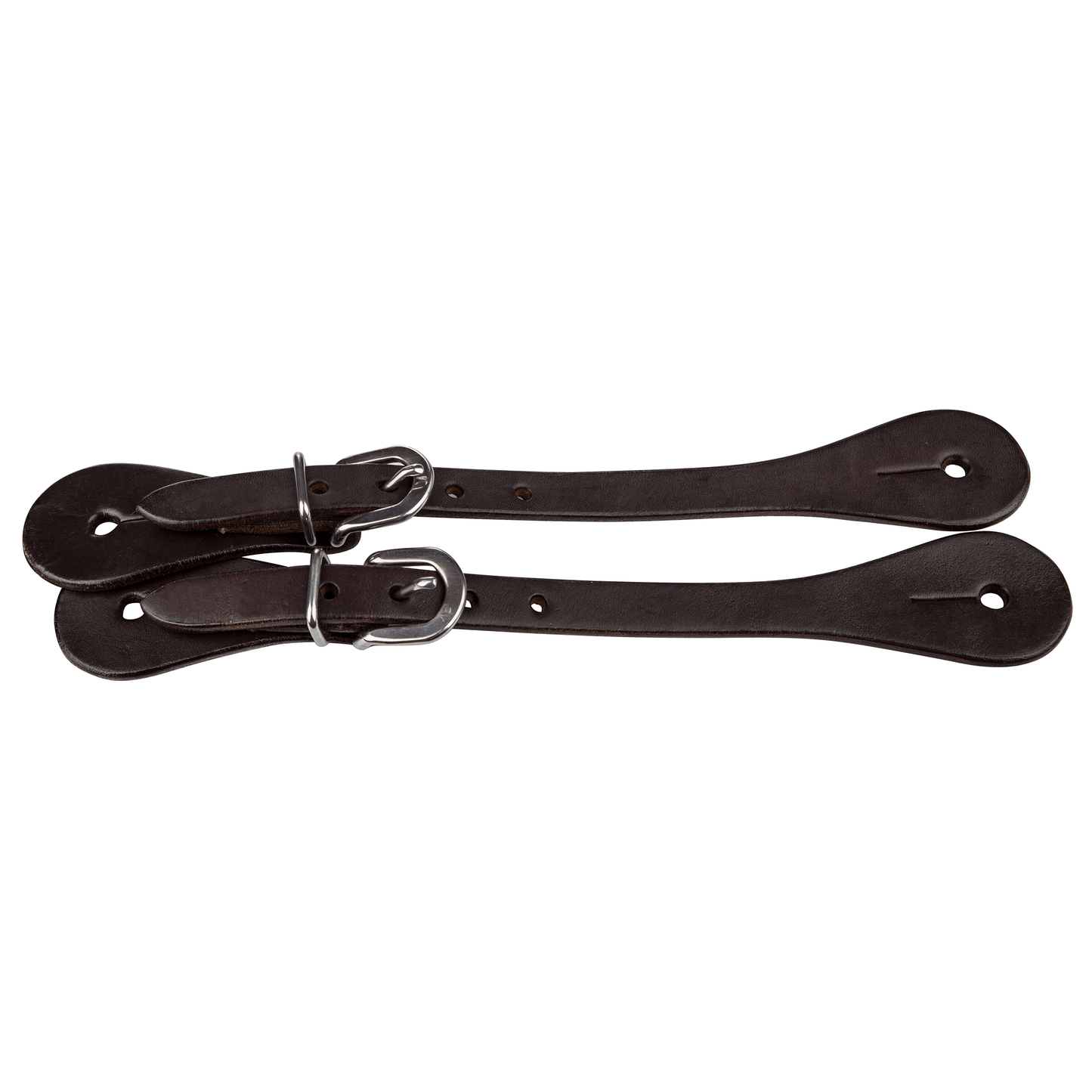 Tabelo Heavy Natural Leather Spur Straps with Heel Buckles