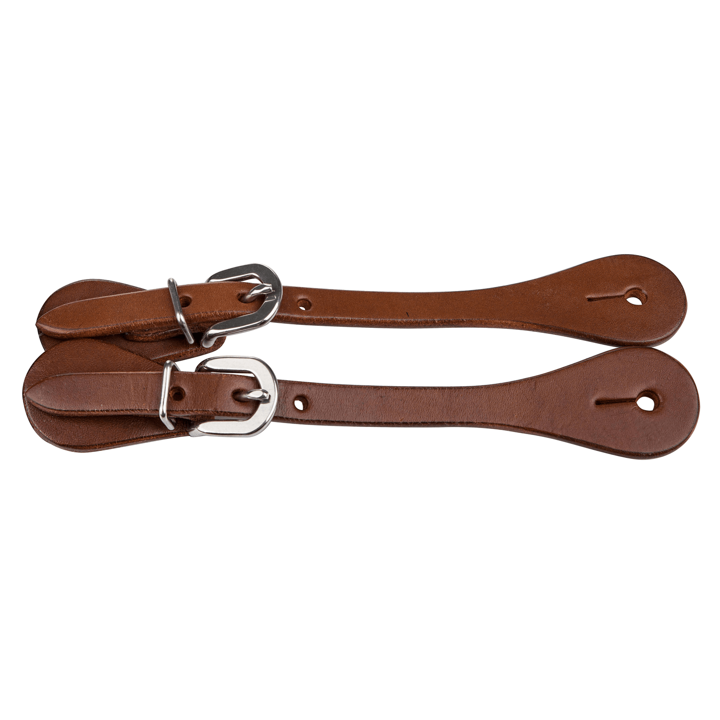 Tabelo Heavy Natural Leather Spur Straps with Heel Buckles