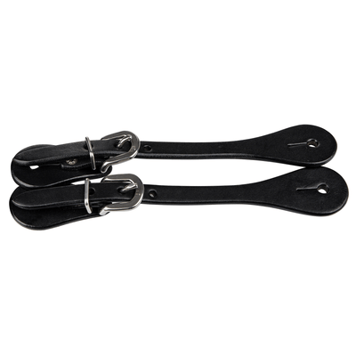 Tabelo Heavy Natural Leather Spur Straps with Heel Buckles