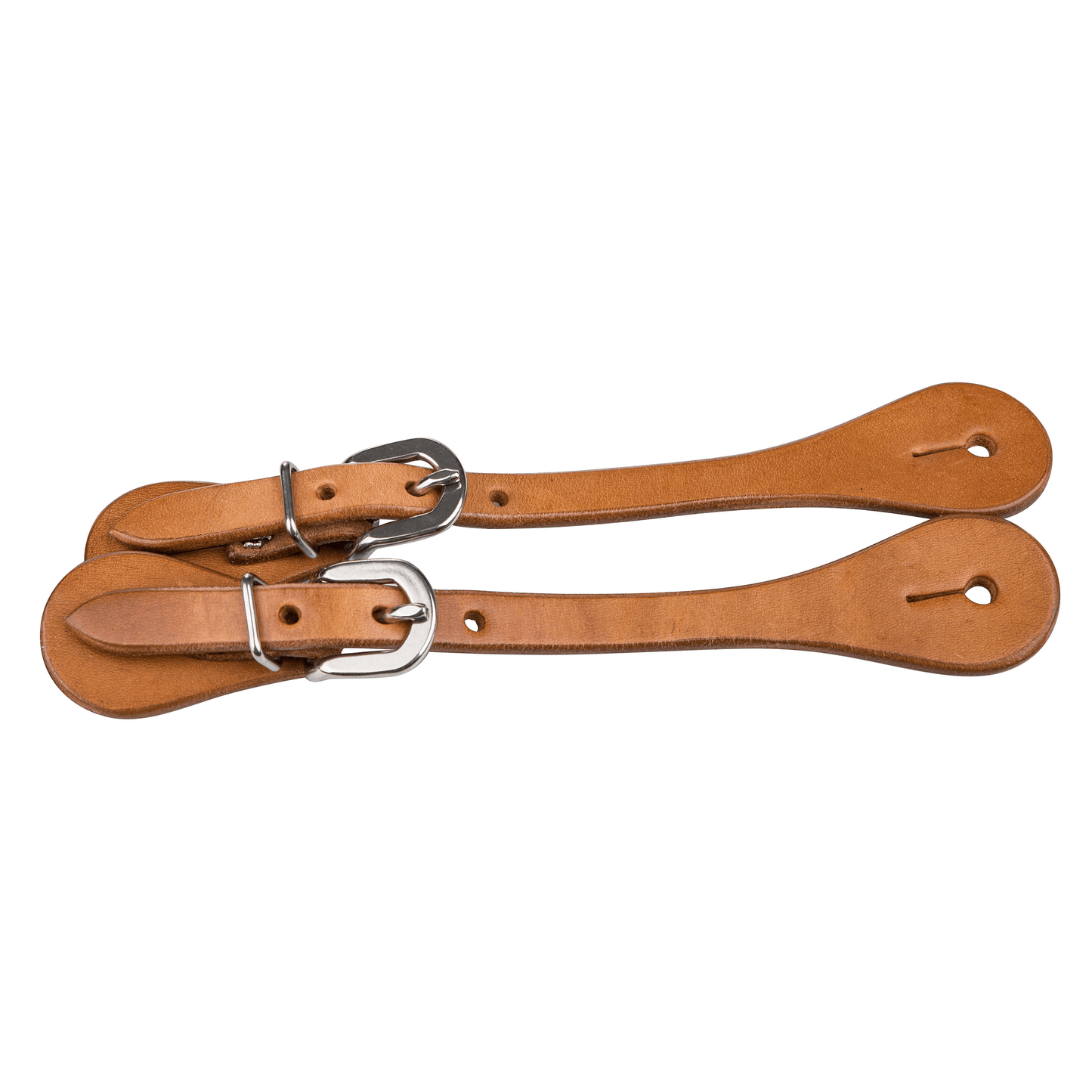 Tabelo Heavy Natural Leather Spur Straps with Heel Buckles