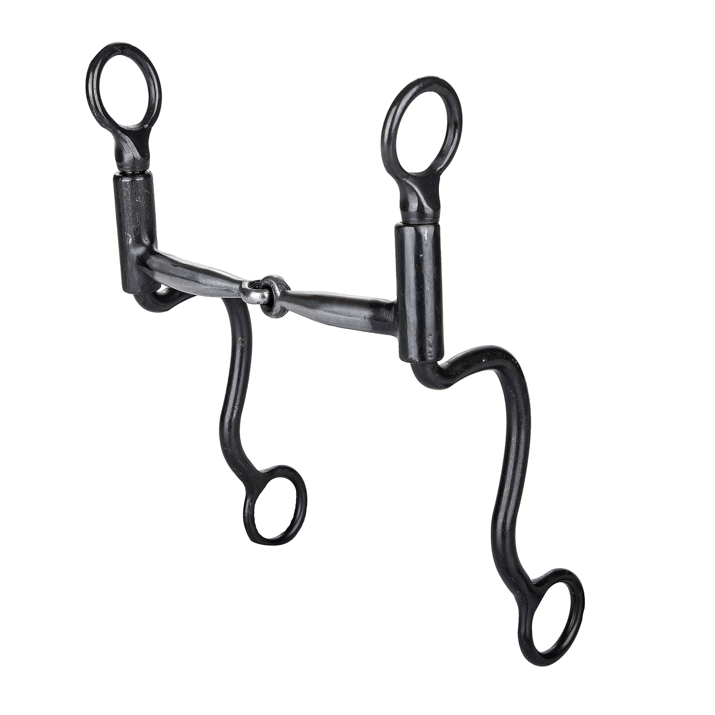 TABELO Copper Inlay Cavalry Snaffle Bit with 8" Cheeks