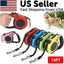 16.5FT Premium Automatic Retractable Dog Leash - Dog Hugs Cat