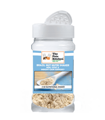 Petz Kitchen Brazil Nut Powder for Enhanced Skin, Coat, and Weight Support