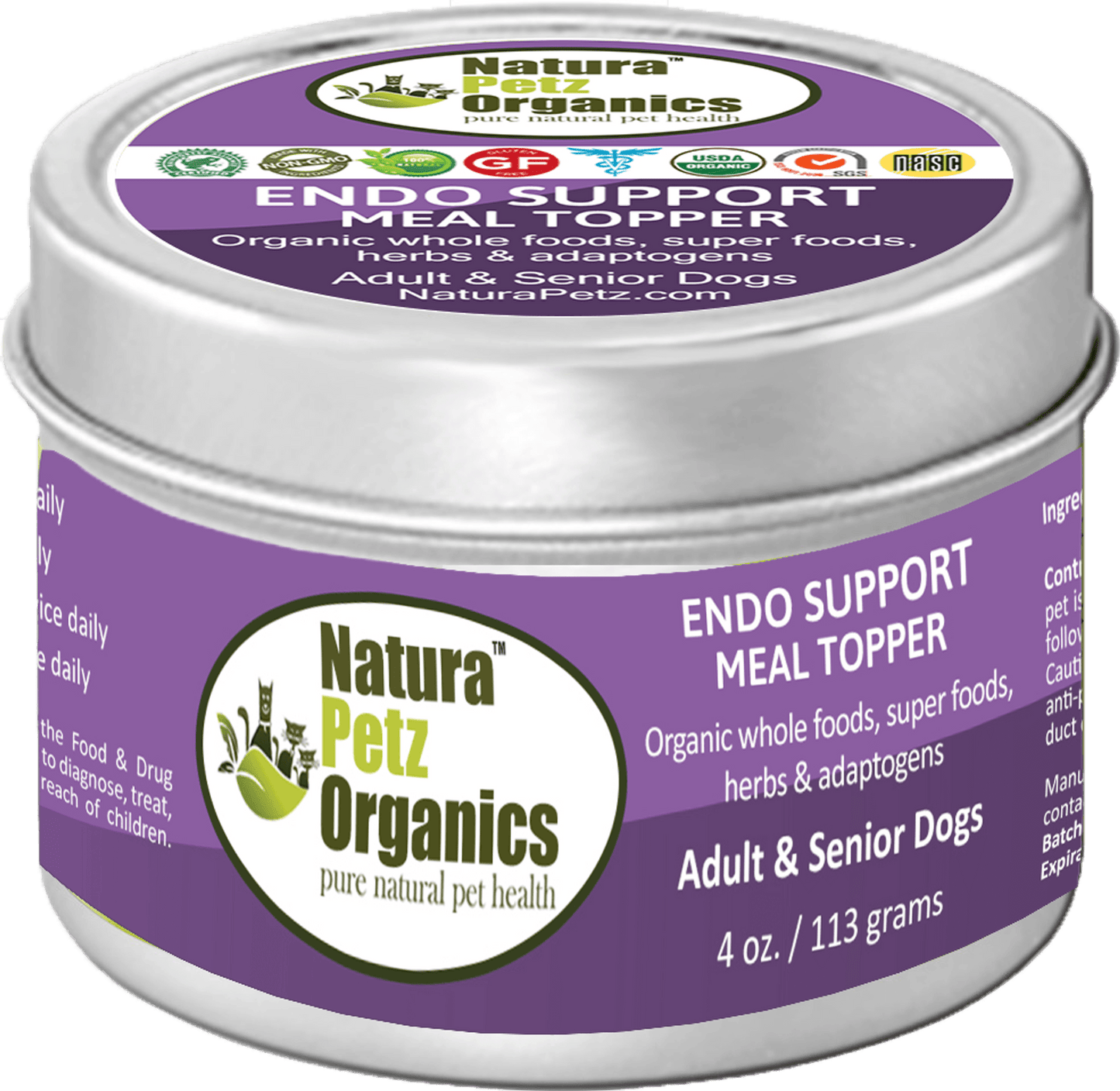 Endo Support Meal Topper for Dogs and Cats by Natura Petz Organics