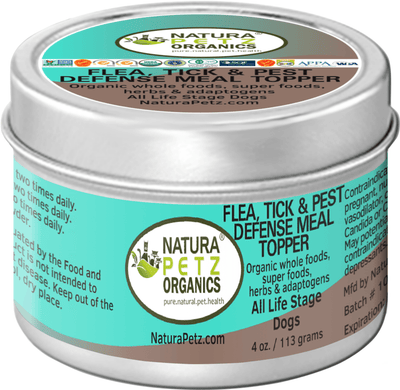 Natural Flea, Tick & Pest Defense Meal Topper for Dogs and Cats