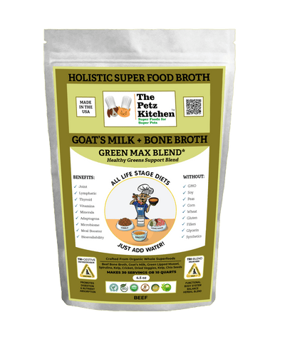 Goat's Milk & Bone Broth Green Max Blend for Optimal Pet Health