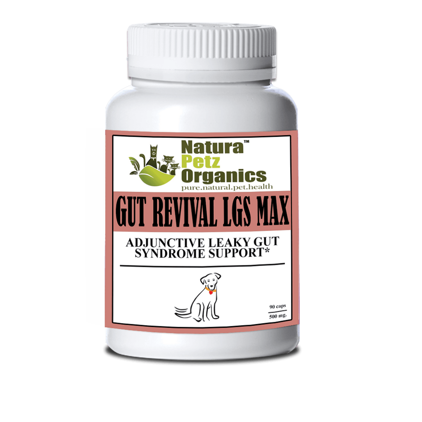 Gut Revival Lgs Max Capsules for Optimal Leaky Gut Support in Pets