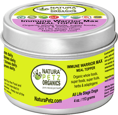 Immune Warrior Max Meal Topper for Dogs and Cats – Advanced Immune Support Formula