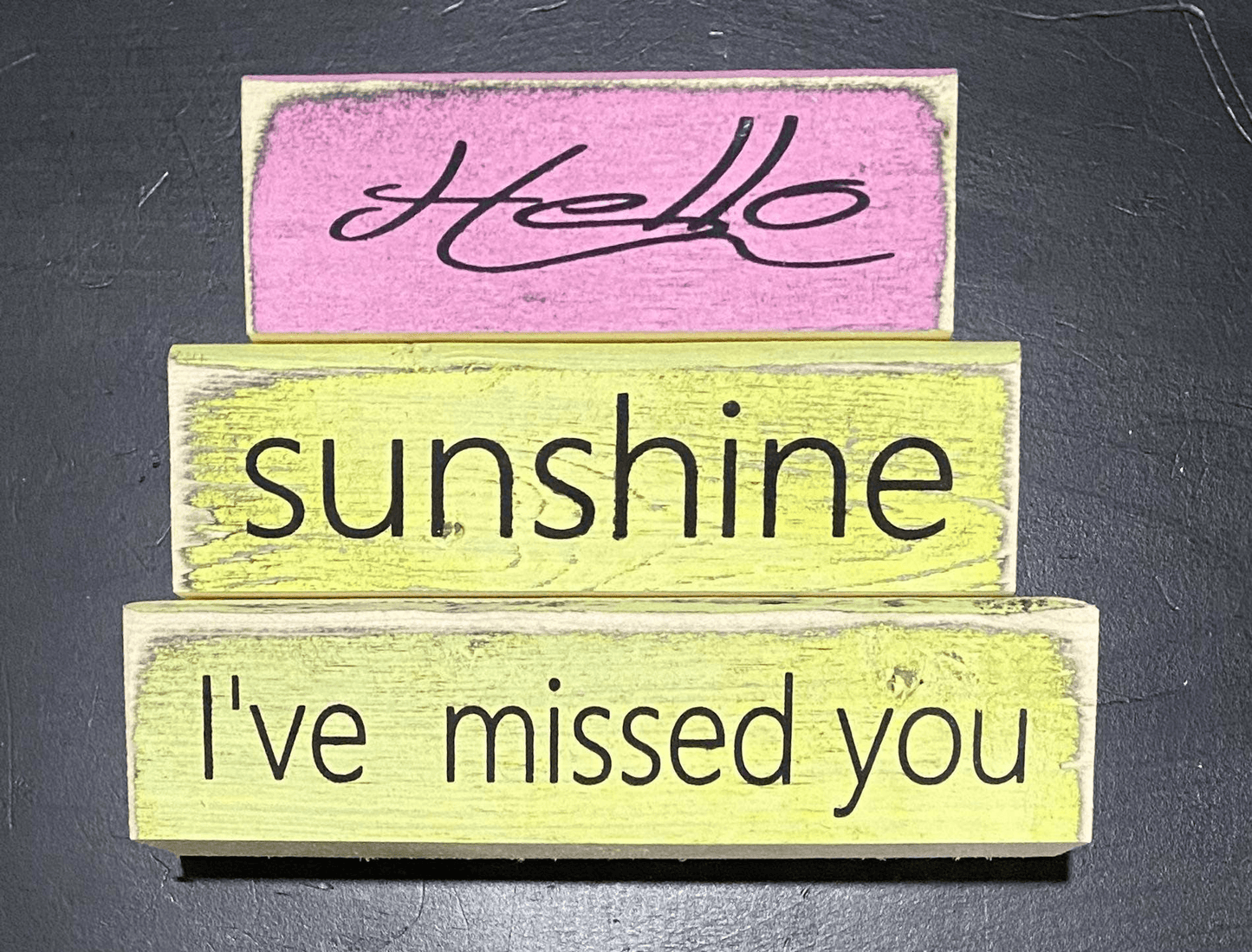 Hello Sunshine Wooden Block Set