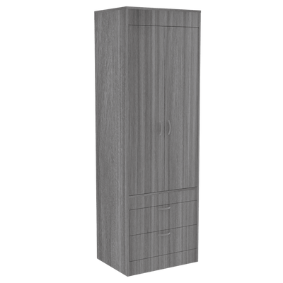 Lisboa Elegant Storage Armoire In Light Gray