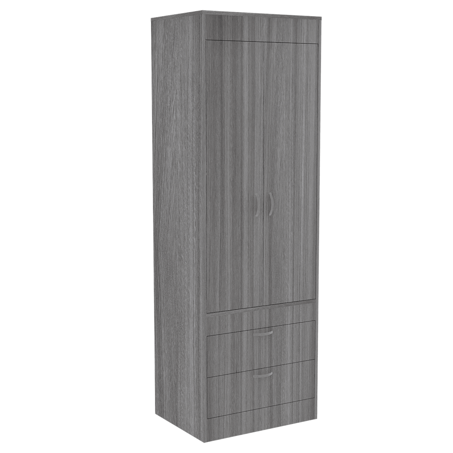 Lisboa Elegant Storage Armoire In Light Gray