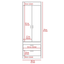Lisboa Elegant Storage Armoire In Light Gray