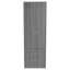 Lisboa Elegant Storage Armoire In Light Gray