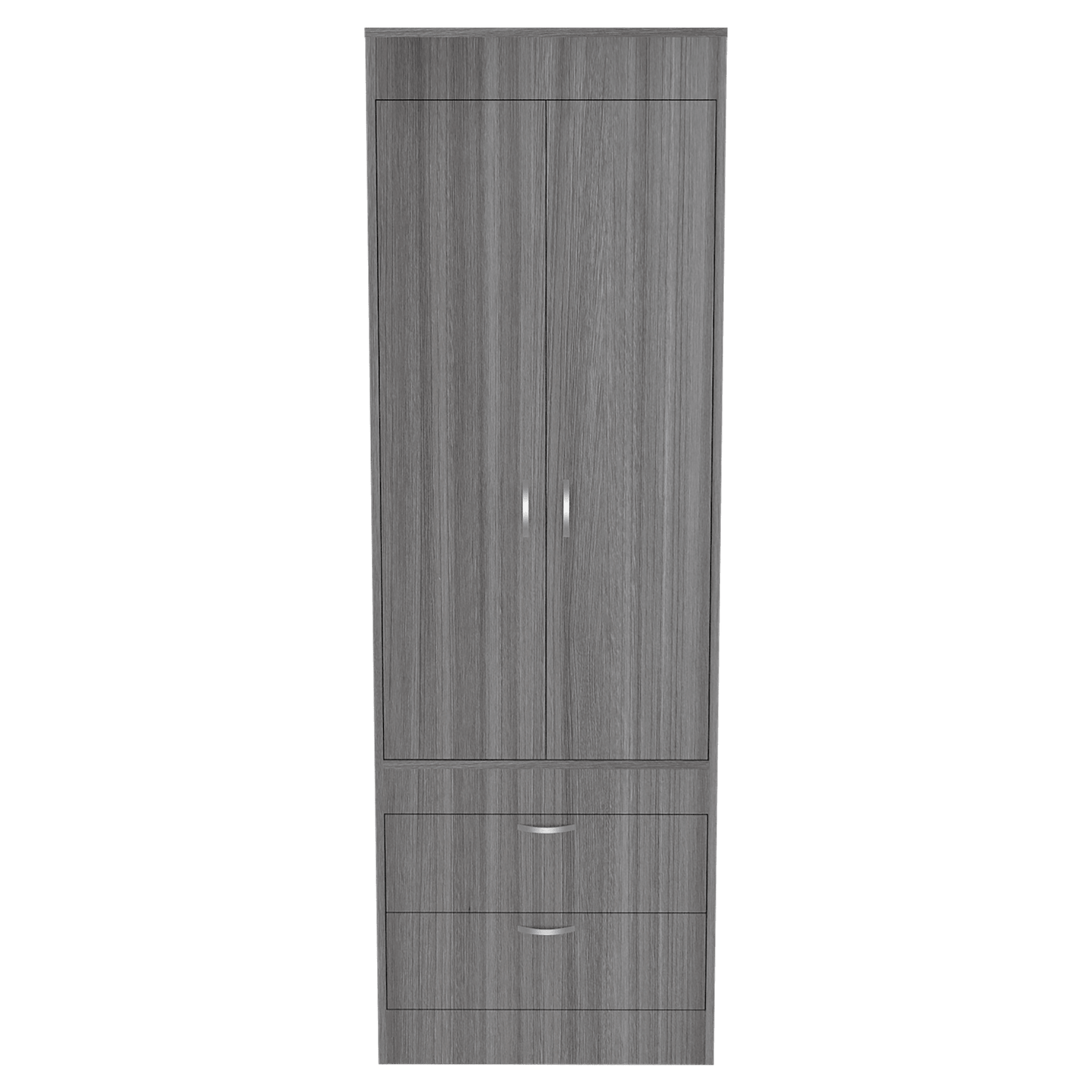 Lisboa Elegant Storage Armoire In Light Gray