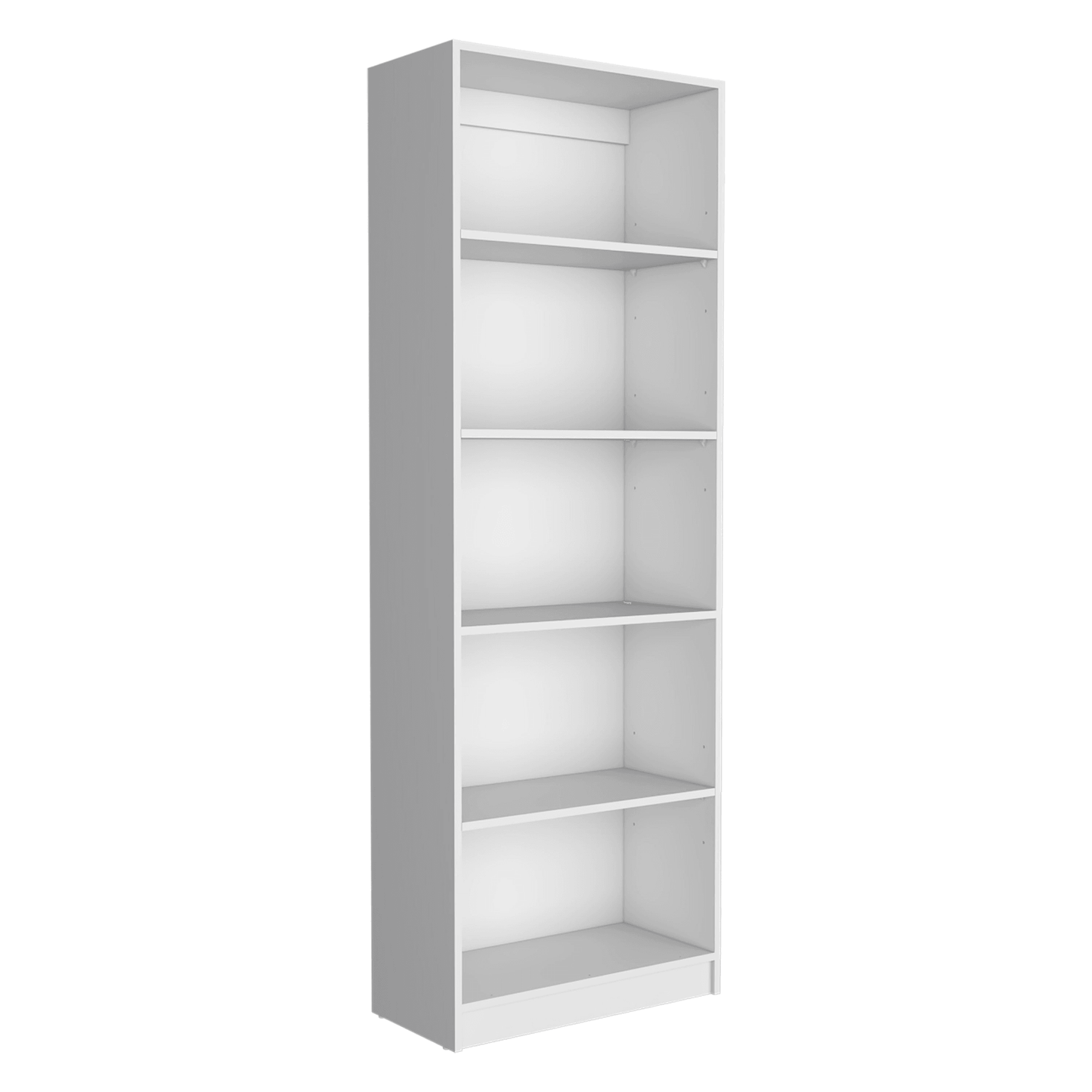 Elegant 4-Tier Bookcase With Additional Storage Shelf