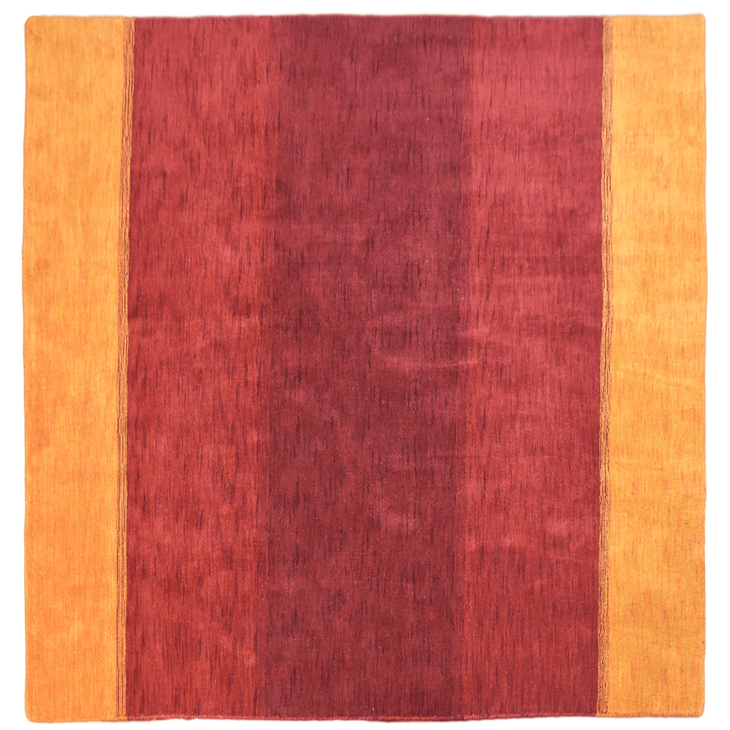 Rugsotic Carpets Hand Knotted Loom Wool Square Area Rug Contemporary