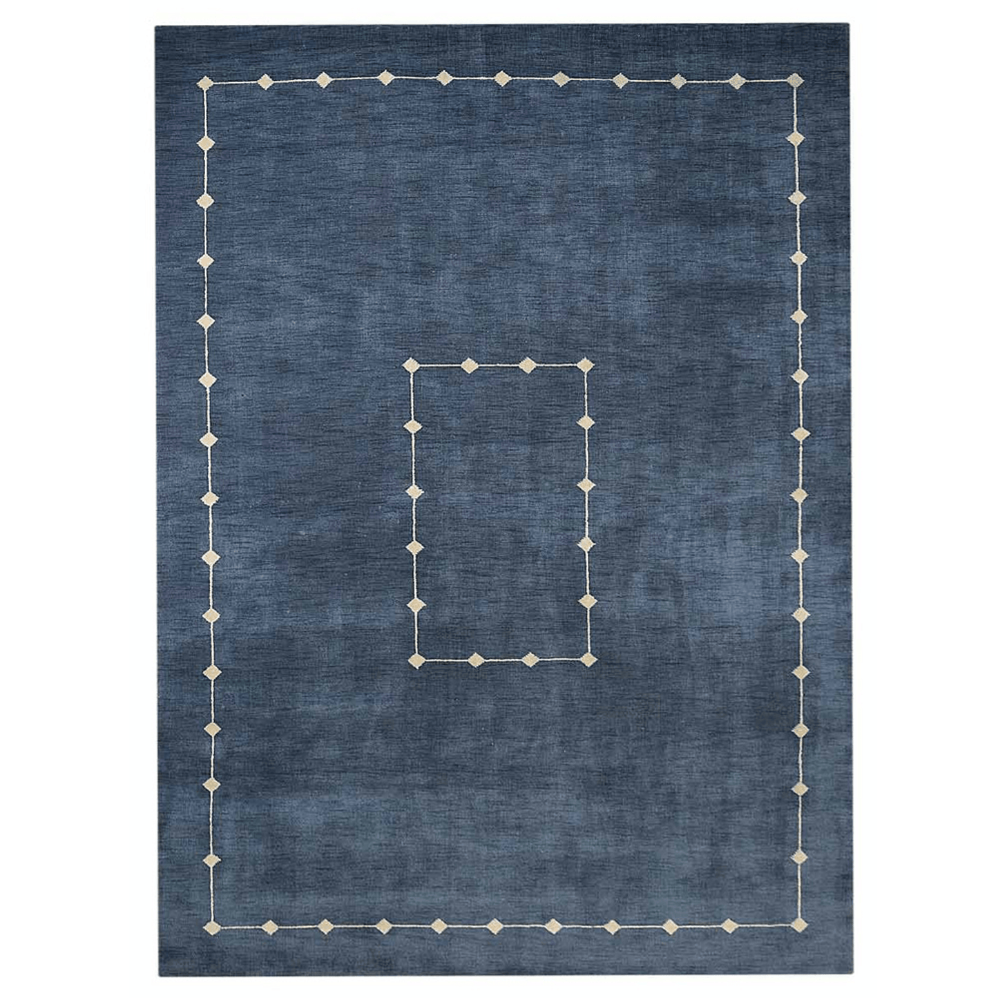 Rugsotic Carpets Hand Knotted Loom Wool Area Rug Geometric