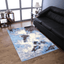 Hand Knotted MultiColor Silk Abstract Area Rug