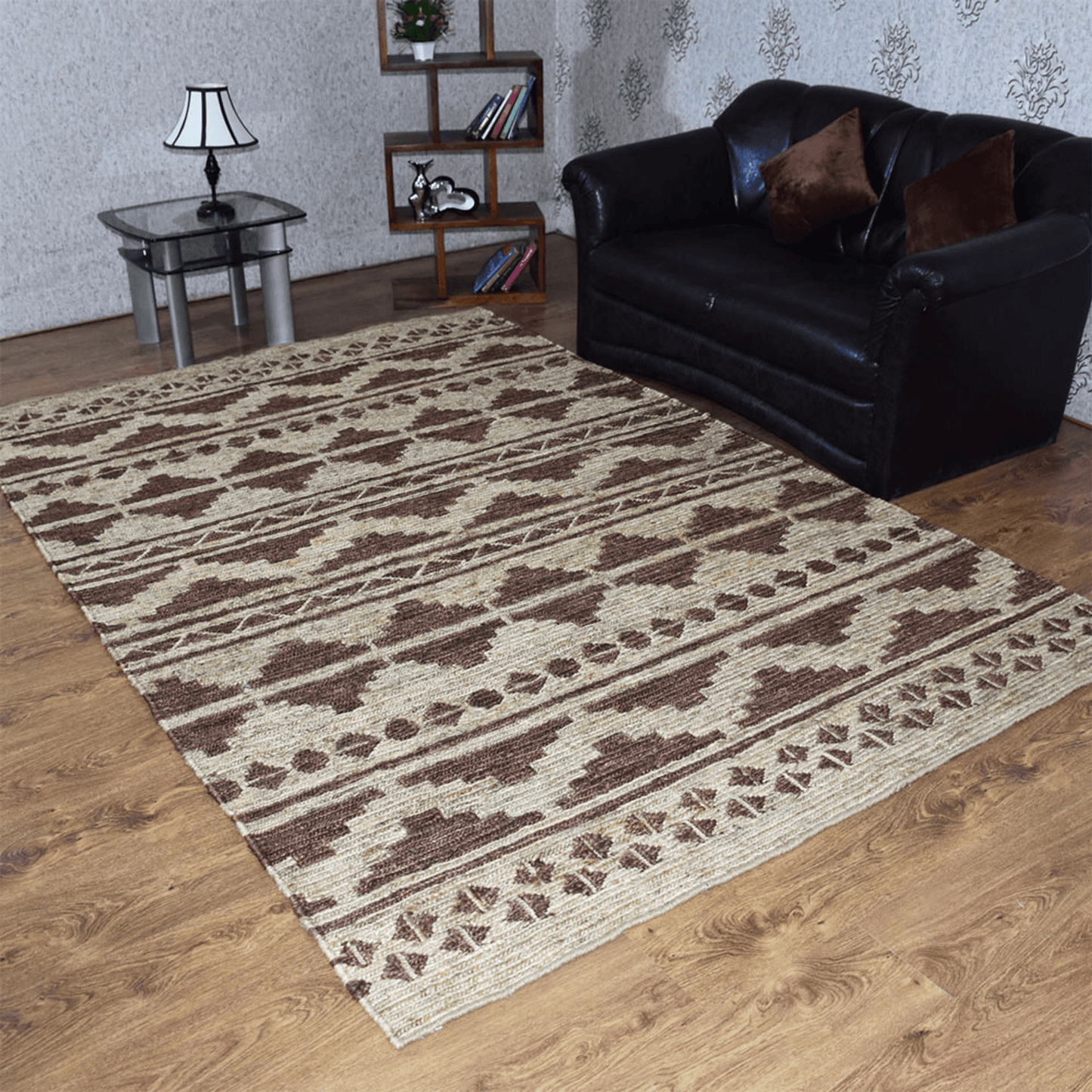 Rugsotic Hand Knotted Sumak Jute Eco-Friendly Area Rug