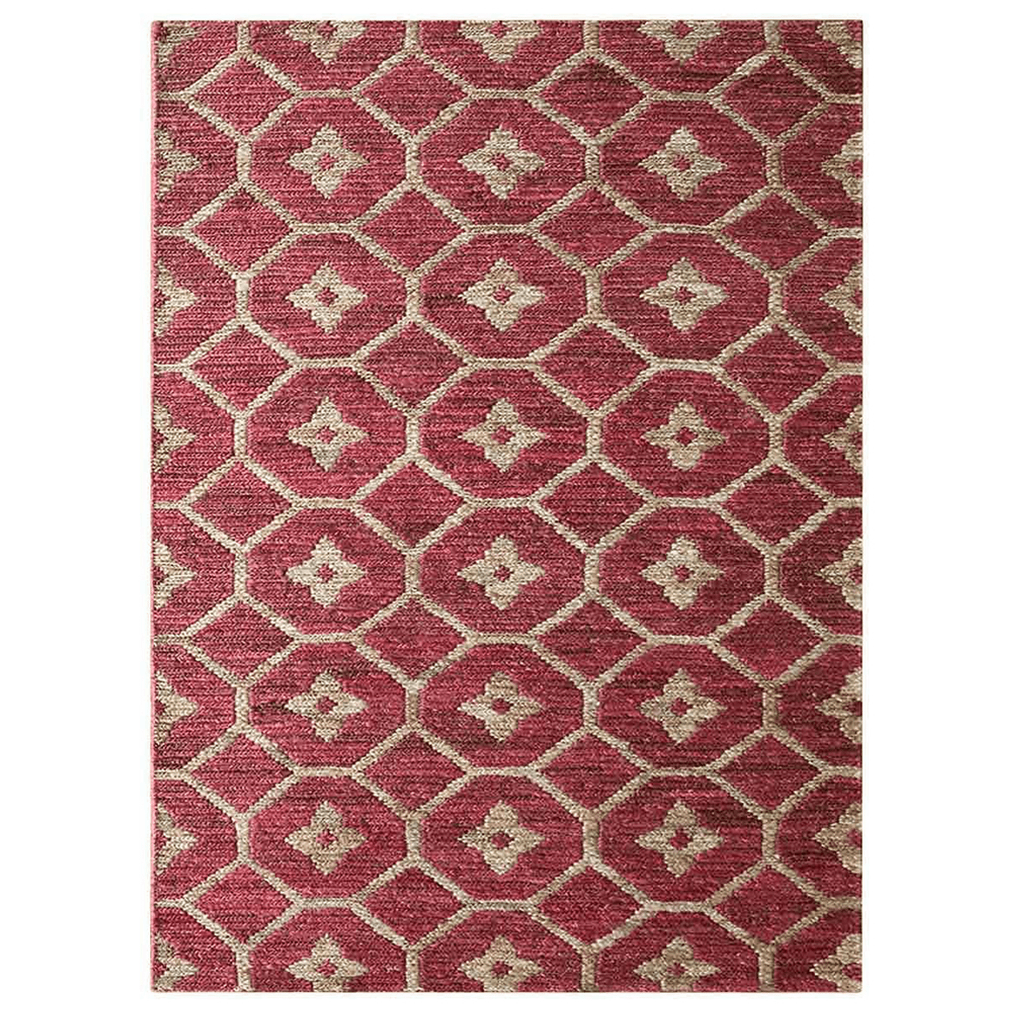 Rugsotic Carpets Hand Knotted Sumak Jute Eco-friendly Area Rug Floral