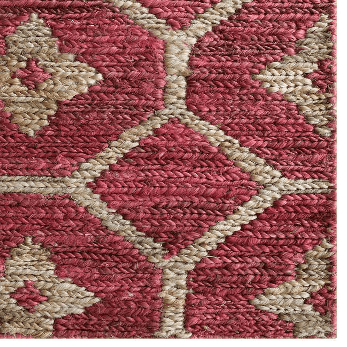 Rugsotic Carpets Hand Knotted Sumak Jute Eco-friendly Area Rug Floral