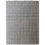 Rugsotic Hand-Knotted Sumak Silk And Wool Geometric Area Rug In Beige And White