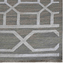 Rugsotic Hand-Knotted Sumak Silk And Wool Geometric Area Rug In Beige And White
