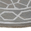 Rugsotic Carpets Hand Knotted Sumak Silk And Wool Round Area Rug Geometric