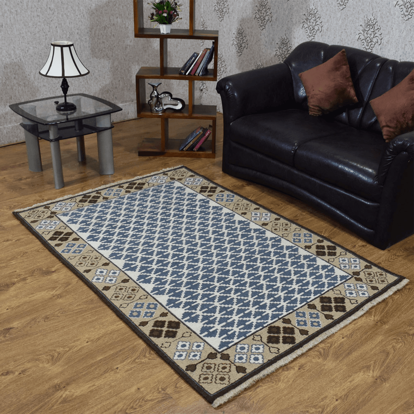 Rugsotic Carpets Hand Knotted Sumak Wool Area Rug Oriental
