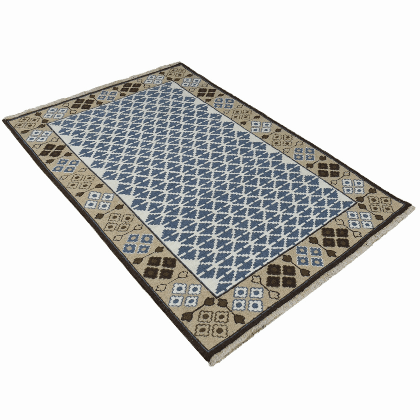 Rugsotic Carpets Hand Knotted Sumak Wool Area Rug Oriental