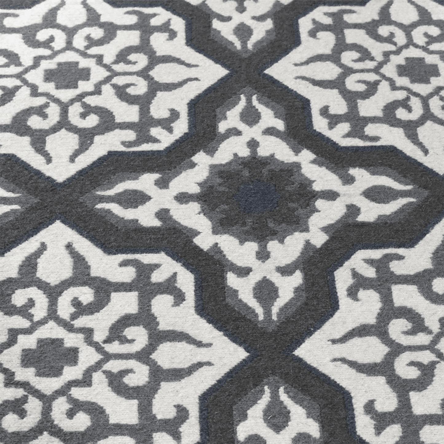 Rugsotic Carpets Hand Knotted Sumak Wool Area Rug Contemporary