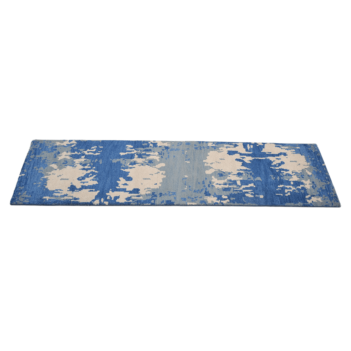 Rugsotic Carpets Hand Knotted Wool 2'6''x10' Runner Area Rug Abstract