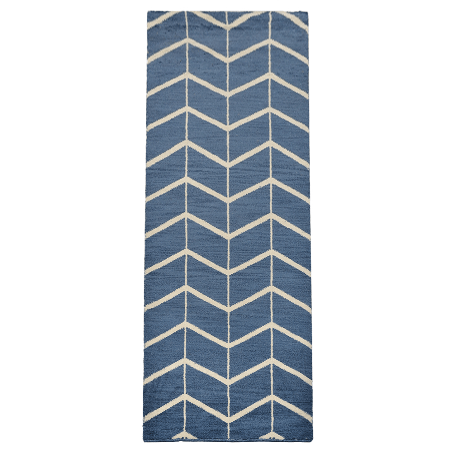 Rugsotic Carpets Hand Knotted Wool 2'6''x10' Runner Area Rug Geometric