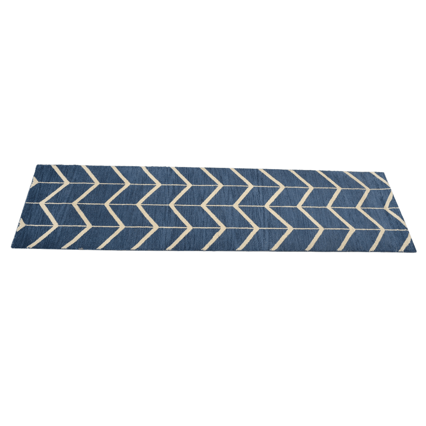 Rugsotic Carpets Hand Knotted Wool 2'6''x10' Runner Area Rug Geometric