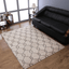 Rugsotic Hand Knotted Geometric Wool Area Rug In Gold Charcoal