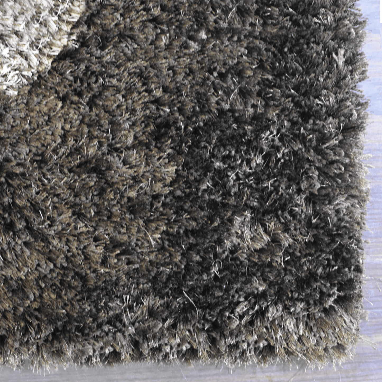 Rugsotic Carpets Hand Tufted Shag Polyester Square Area Rug Contemporary