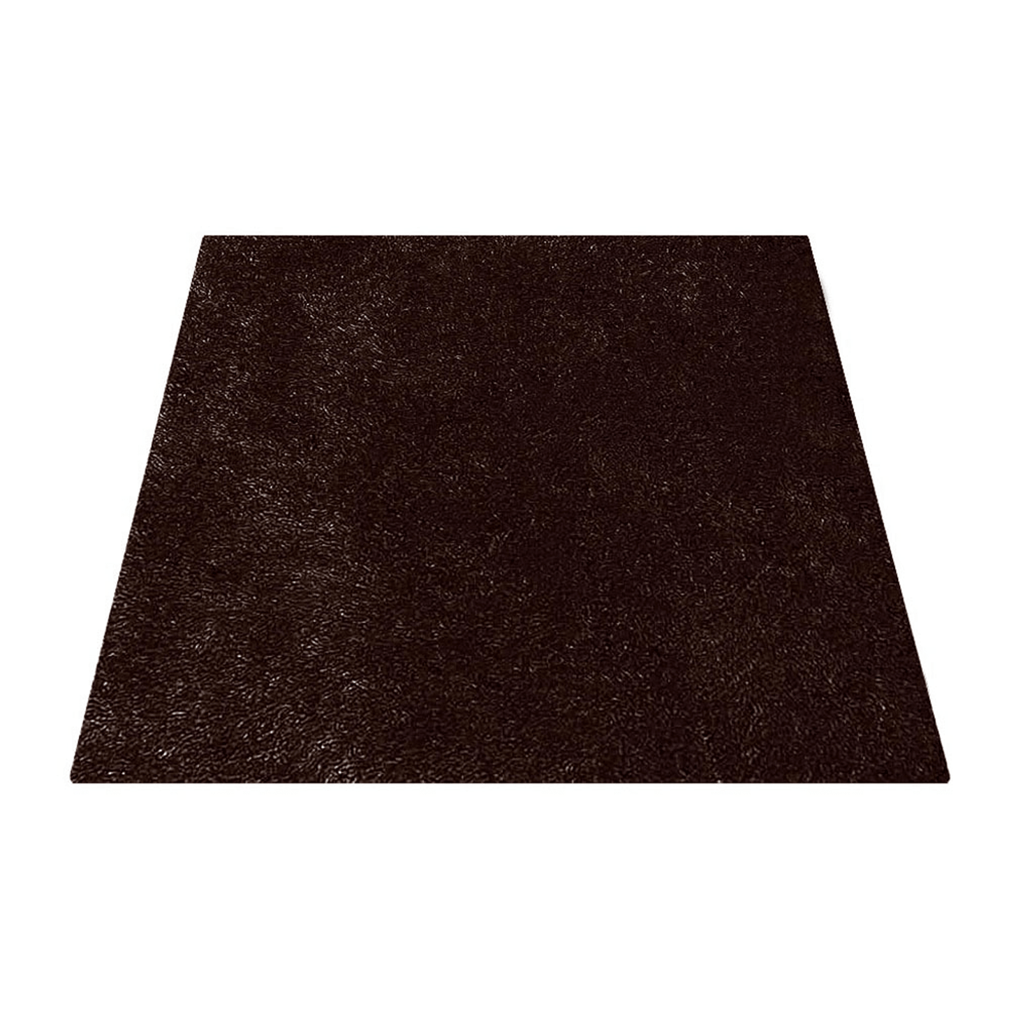 Rugsotic Carpets Hand Tufted Shag Polyester Square Area Rug Solid