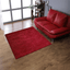 Rugsotic Carpets Hand Tufted Shag Polyester Square Area Rug Solid
