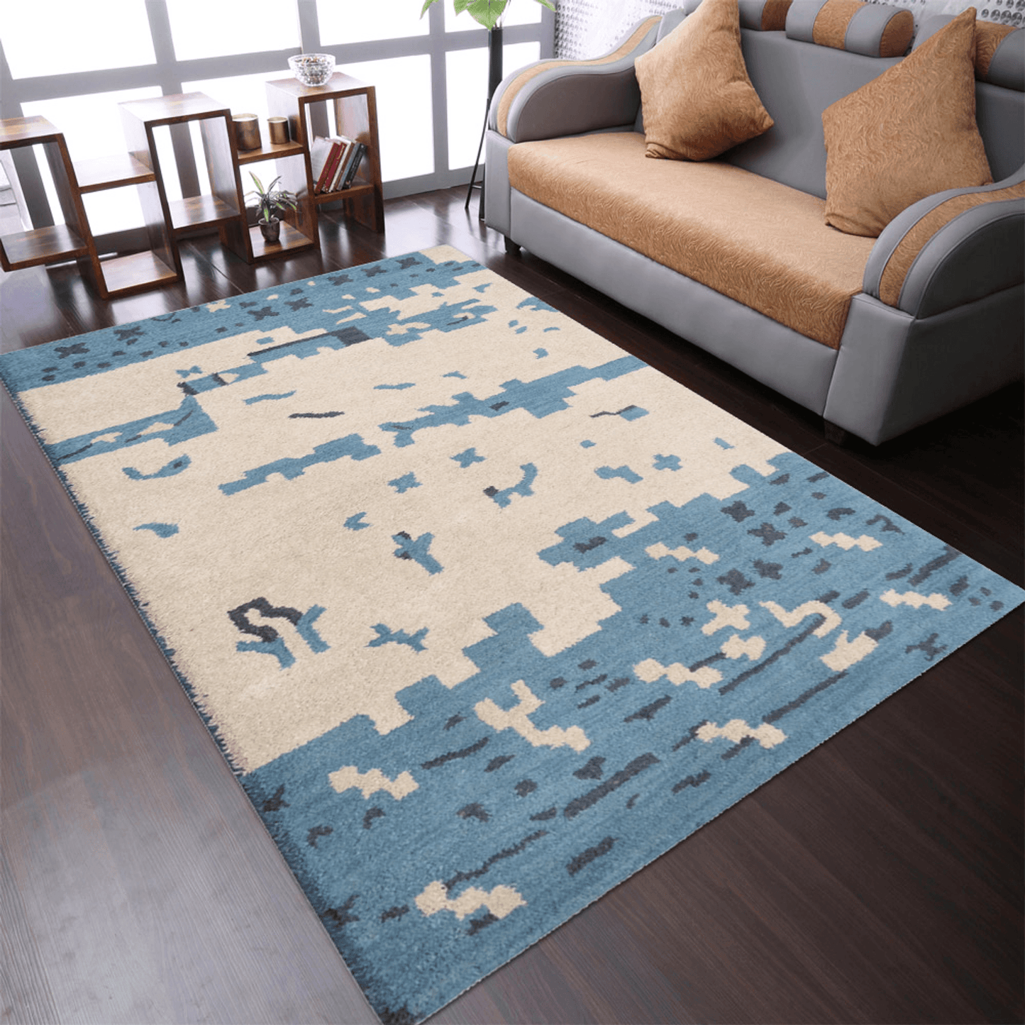 Rugsotic Carpets Hand Tufted Wool Area Rug Abstract