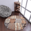 Rugsotic Carpets Hand Tufted Wool Round Area Rug Floral
