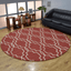 Rugsotic Carpets Hand Tufted Wool Round Area Rug Geometric