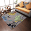 Rugsotic Carpets Hand Tufted Wool Square Area Rug Floral