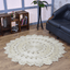 Rugsotic Hand Woven Eco-Friendly Jute Round Area Rug