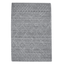 Rugsotic Carpets Hand Woven Overtufted Kilim Polypropylene 5'x8' Area Rug Geometric Dark Gray