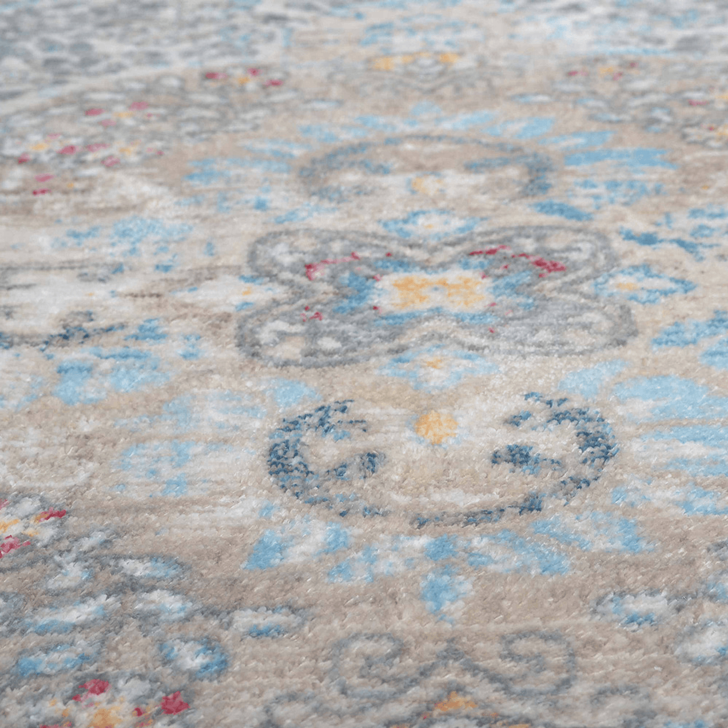 Rugsotic Machine Woven Crossweave Polyester Oriental Runner Rug 2'6''X9'10''